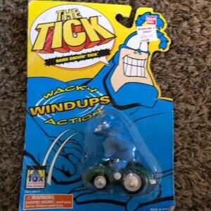 BANDAI The Tick "Wacky Windups Action" - HARD DRIVIN' TICK